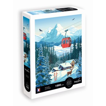 Calypto Puzzle 1000 elementów Górska Wioska 7200