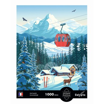 Calypto Puzzle 1000 elementów Górska Wioska 7200