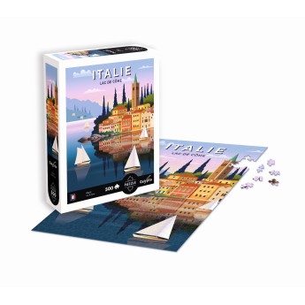 Puzzle 500 el. Lago di Como, Włochy, Calypto