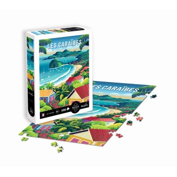 Puzzle 500 elementów Karaiby Vintage, Calypto