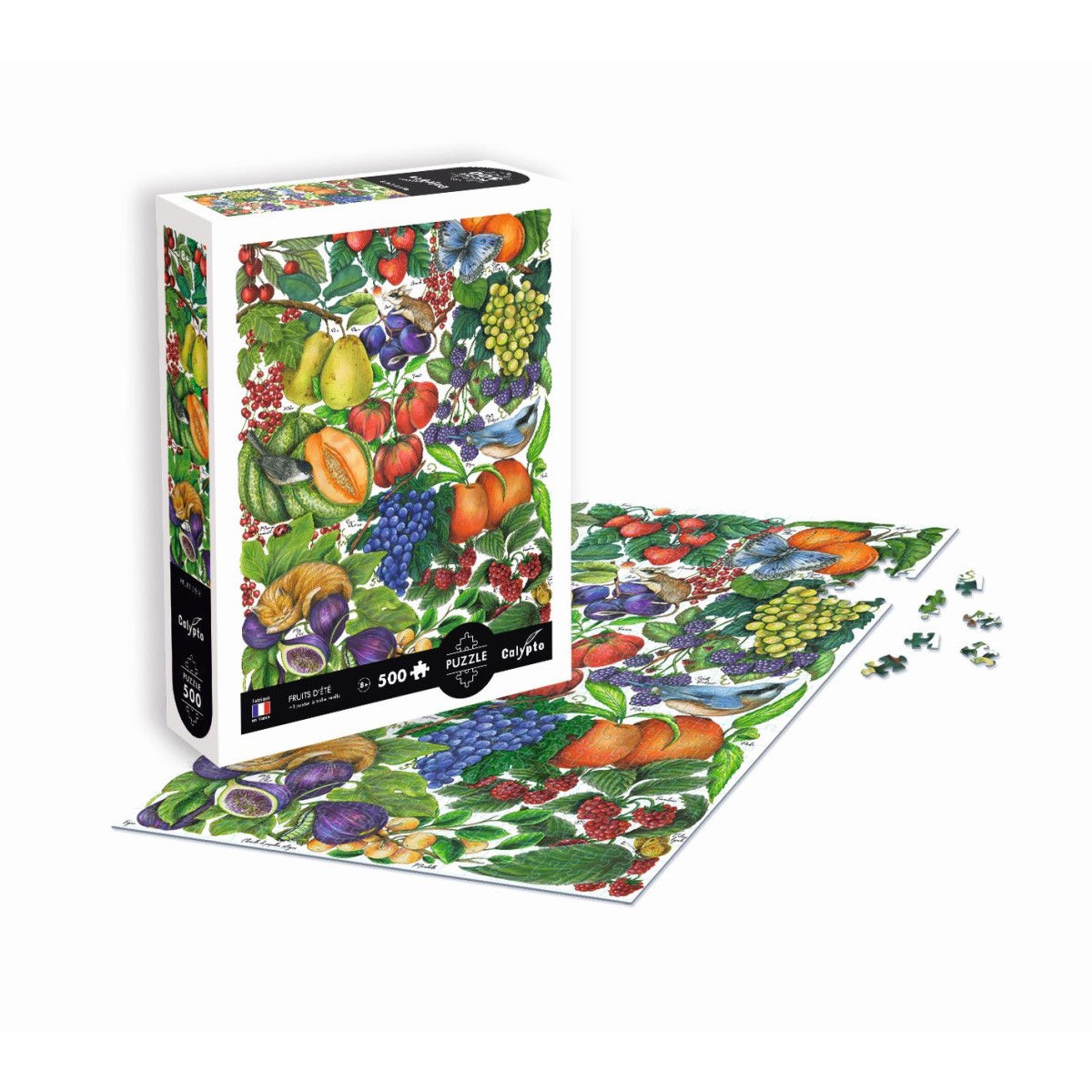 Puzzle 500 elementów Letnie Owoce, Calypto