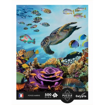 Puzzle 500 elementów XL Głębiny Morskie, Calypto