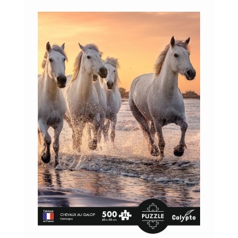 Calypto Puzzle 500 elementów XL Konie w Camargue 7353