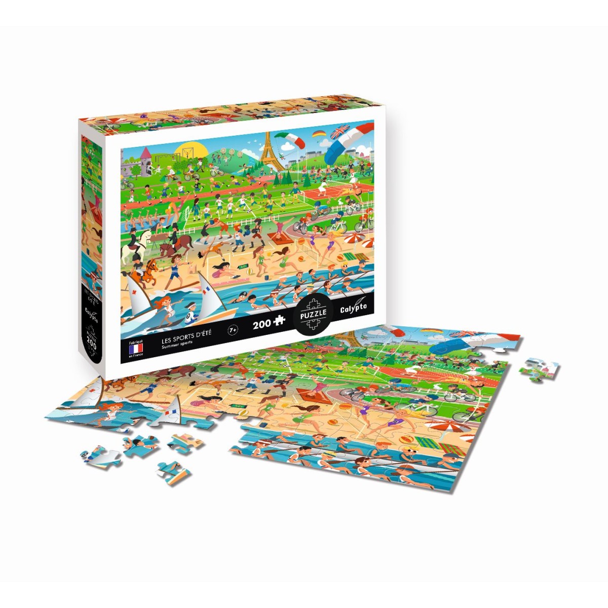 Puzzle 200 elementów Sporty Letnie, Calypto