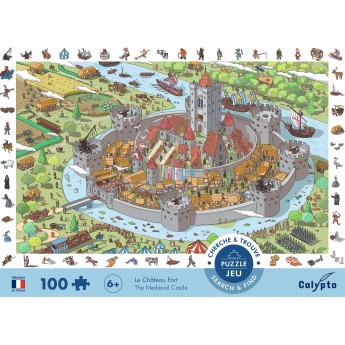 Puzzle obserwacyjne 100 Zamek Warowny, Calypto