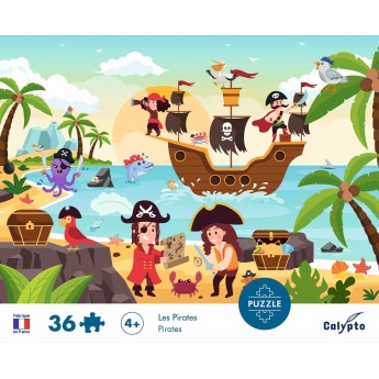 Calypto Puzzle 36 elementów Piraci 7604