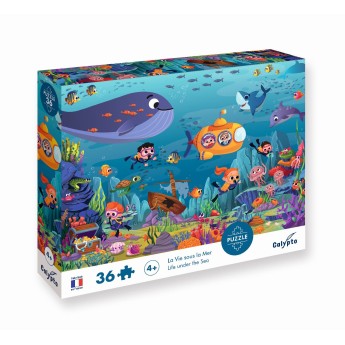Puzzle 36 elementów Głębiny Morskie, Calypto | Dadum