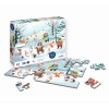 Puzzle 36 elementów Zabawy na śniegu, Calypto