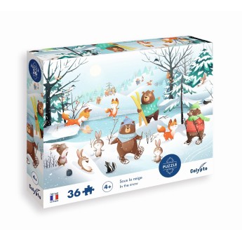 Calypto Puzzle 54 elementy Zabawy na śniegu 7807