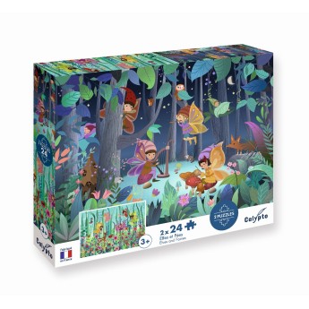 Calypto Puzzle 2x24 elementy Nad ziemią i pod ziemią 7703