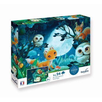 Calypto Puzzle 2x24 elementy W Blasku Księżyca 7706