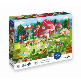 Calypto Puzzle 54 elementy Wioska Myszek 7803