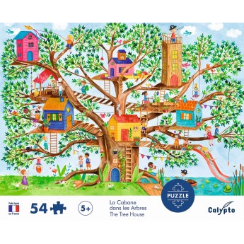 Puzzle 54 elementy Domek na drzewie, Calypto | Dadum Kraków