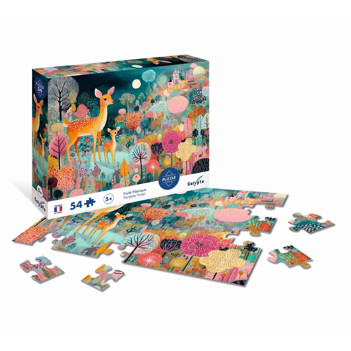Puzzle – 54 elementy – bajkowy las