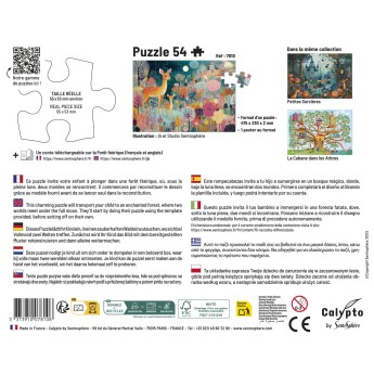 Puzzle – 54 elementy – bajkowy las