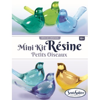 mini kit resine recharge petits oiseaux