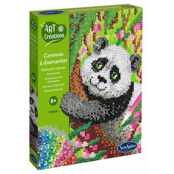SentoSphere Obraz z diamentami Panda 20350