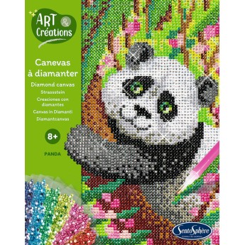 SentoSphere Obraz z diamentami Panda 20350