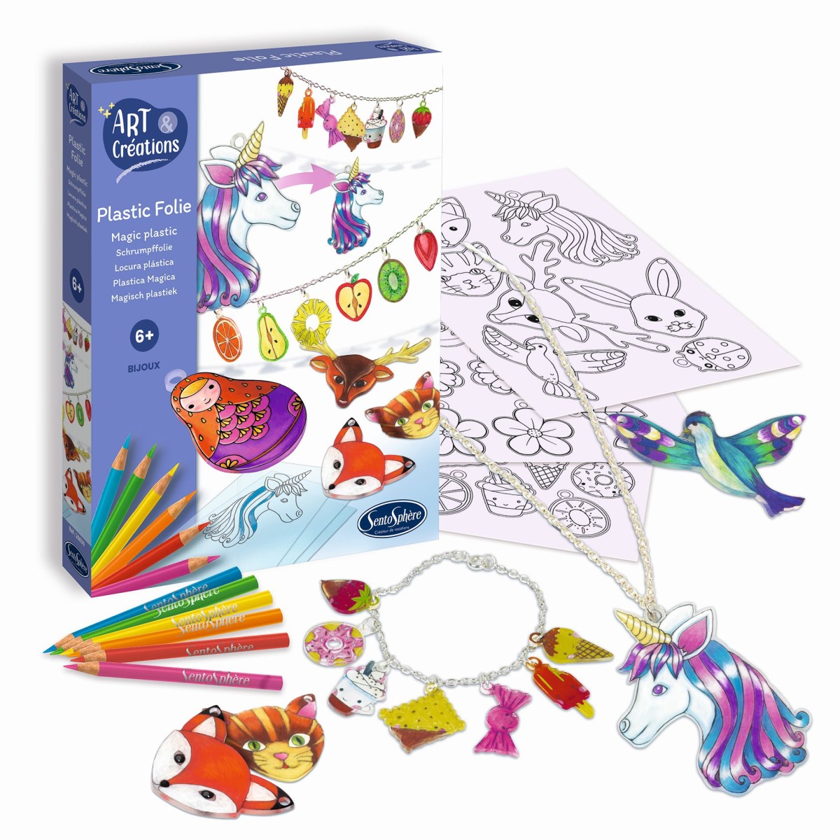 Magiczny Plastik Biżuteria do robienia dla 6 latki, SentoSphere
