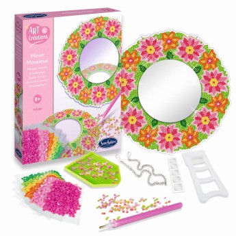 SentoSphere Lustro w kwiatach do zdobienia diamentami +8