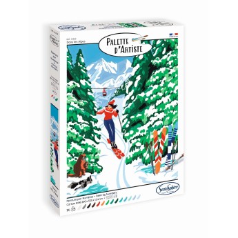 SentoSphere Malowanie po numerach "W Alpach" 45220