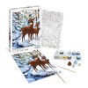 palette d'artiste les cerfs