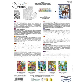 palette d'artiste les cerfs
