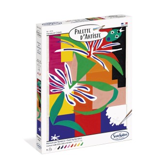 palette d'artiste danseuse créole de matisse