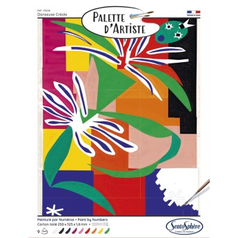 palette d'artiste danseuse créole de matisse