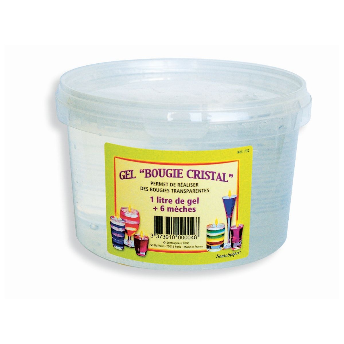 BASE BOUGIE CRISTAL - 1 L