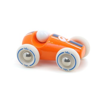 Mini samochód wyścigowy w stylu vintage