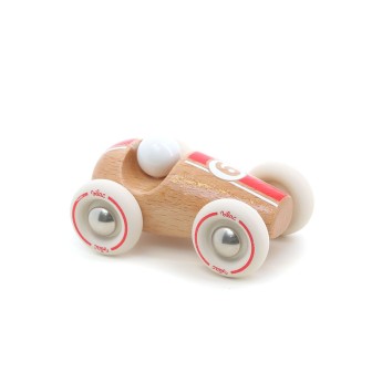 Mini samochód wyścigowy w stylu vintage