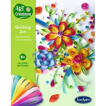 OUTLET Kwiaty do robienia metodą quilling dla dzieci +8, SentoSphere