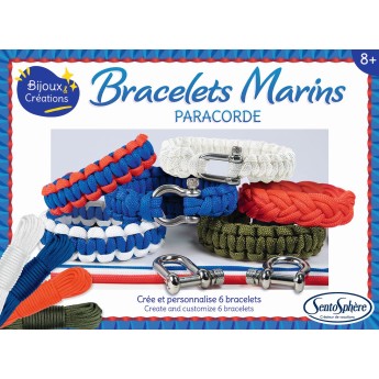 SentoSphere Bransoletki marynarskie z paracordu 80000