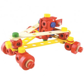 Vilac Klocki konstrukcyjne drewniane 106 sztuk 2139