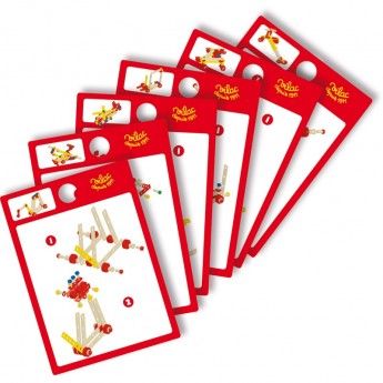 Vilac Klocki konstrukcyjne drewniane 106 sztuk 2139